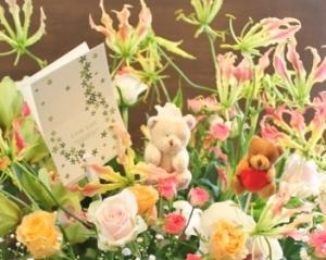 ♪♪♪夏の花火をイメージしておつくりしました　♪♪♪｜「花国」　（福島県いわき市の花キューピット加盟店 花屋）のブログ
